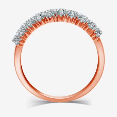 I Said Yes (H-I / I1) 1/2 CT. T.W. Lab Grown White Diamond Sterling Silver or 14K Gold Over Silver Anniversary Wedding Band