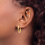 Made in Italy 14K Gold 21mm Hoop Earrings