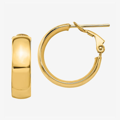 Made in Italy 14K Gold 20mm Hoop Earrings