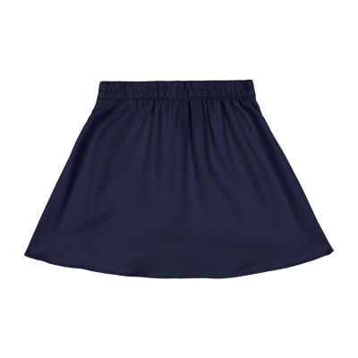 IZOD Little & Big Girls Elastic Waist Belted Scooter Skirt