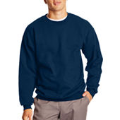Blue Basic Sweat Shirt Cotton - Men Ready to Wear - Zellbury