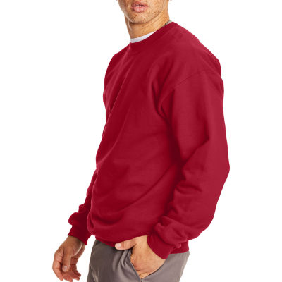 Hanes Mens Crew Neck Long Sleeve Sweatshirt