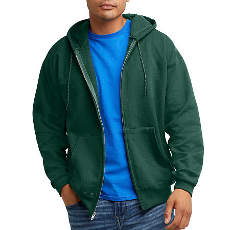 Hanes Mens Long Sleeve Hoodie, Xx-large, Green