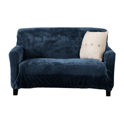 Woverly Stretch VelvetPlush Sofa Slipcover EC300143 JCPenney