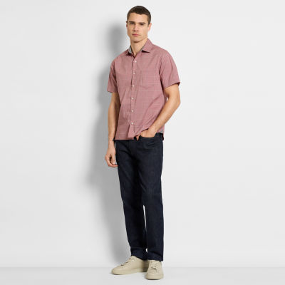 Van Heusen Mens Regular Fit Short Sleeve Pocket Polo Shirt
