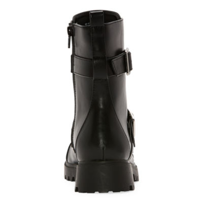 Arizona Jean Co Womens Fleet Block Heel Combat Boots