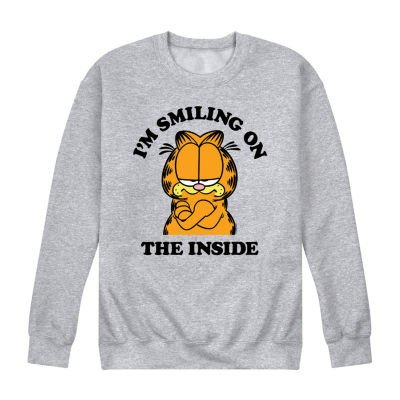 Mens Long Sleeve Garfield Sweatshirt