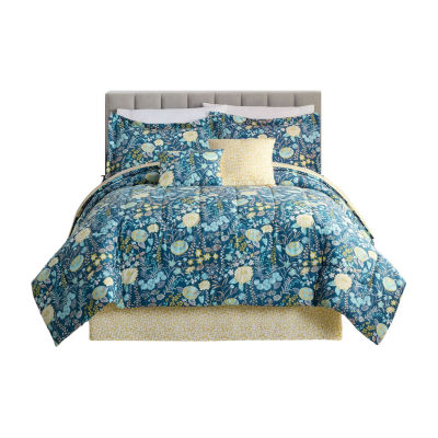 Waverly Fiona Floral 6-pc. Midweight Comforter Set