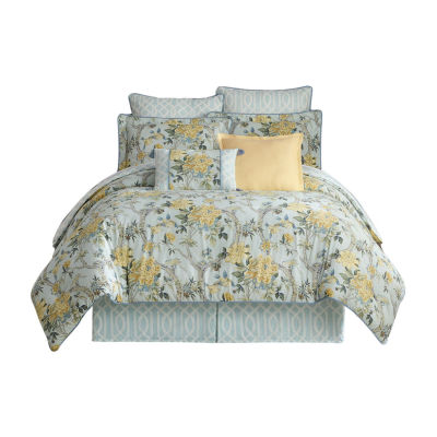 Waverly Mudan Floral 4-pc. Midweight Comforter Set