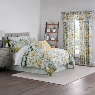 Waverly Mudan Floral 4-pc. Midweight Comforter Set