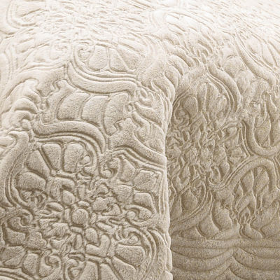 Vue Plush Decor Charlotte 3-pc. Coverlet Set