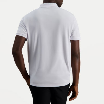 Haggar Pique Mens Regular Fit Short Sleeve Polo Shirt