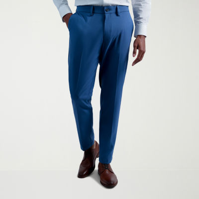 Haggar Cool Right Performance Flex Mens Slim Fit Flat Front Pant