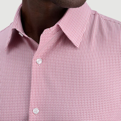 Haggar Smart Wash Mens Classic Fit Easy Care Long Sleeve Dress Shirt