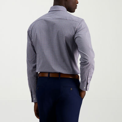 Haggar Mens Classic Fit Easy Care Long Sleeve Dress Shirt