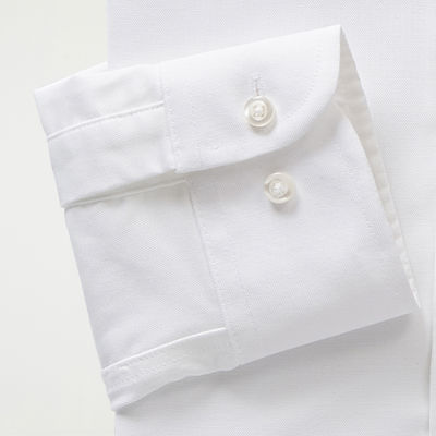 Stafford Big and Tall Coolmax All Season Oxford Mens Button Down Collar Long Sleeve Stretch Fabric Wrinkle Free Dress Shirt