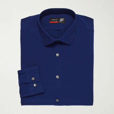 J. Ferrar Mens Big & Tall 360 Stretch Regular Fit Easy Care Stretch Fabric Long Sleeve Dress Shirt