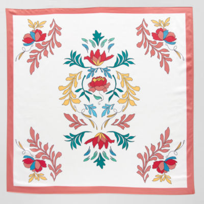 Hope & Wonder Floral Square Scarf