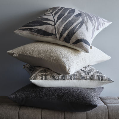 Indigo Road by Egypt Sherrod Brisa Palm Print Square Throw Pillow