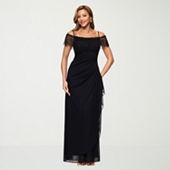 off the shoulder red flowy dress Nova Ruffle Off Shoulder Maxi Dress