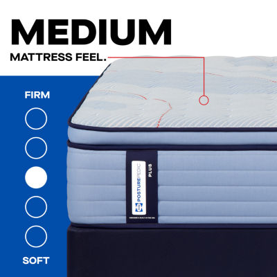 Sealy Posturepedic Ripley 15" Medium Pillow Top - Mattress + Adjustable Base
