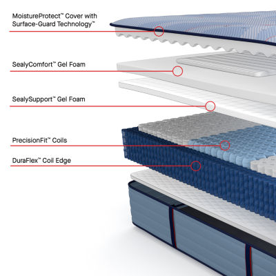 Sealy Posturepedic Ripley 13" Ultra Firm Tight Top - Mattress + Adjustable Base