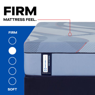 Sealy Posturepedic Gatemore 13" Hybrid Firm Tight Top - Mattress + Adjustable Base