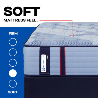 Sealy Posturepedic Gatemore 14" Plush Tight Top - Mattress + Adjustable Base