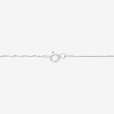 Made in Italy Womens Sterling Silver Inch Snake Chain Necklace