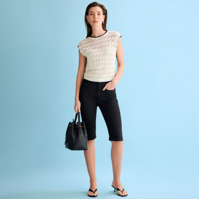 a.n.a Birch Sweater Vest & Capri Jeans