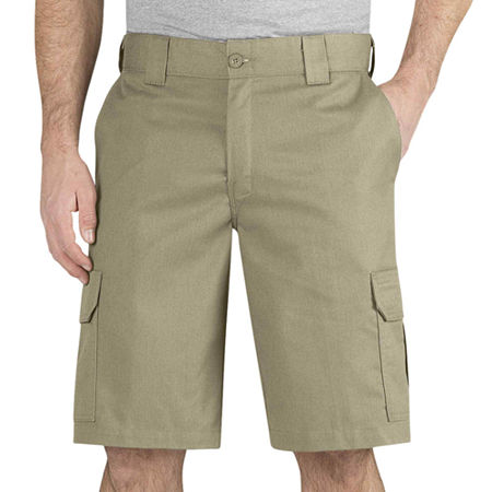 Dickies FLEX 11 Regular Fit Cargo Shorts, 34, Beige