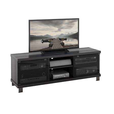 Holland 59 Wood TV Bench, One Size, Black