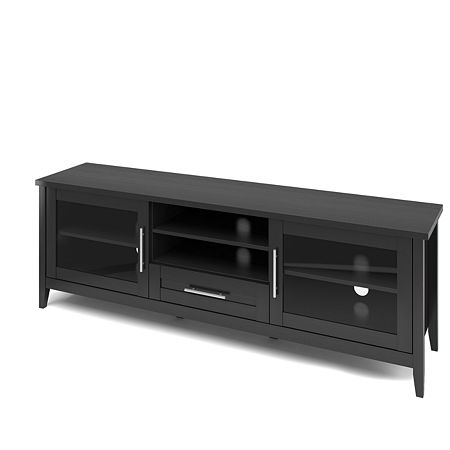 Jackson 71 Wide TV Bench, One Size, Black