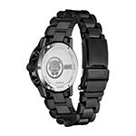 Citizen Black Panther Marvel Mens Chronograph Black Stainless Steel Bracelet Watch Ca0297-52w
