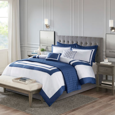 Madison Park Lexington 8-pc. Comforter and Coverlet Set