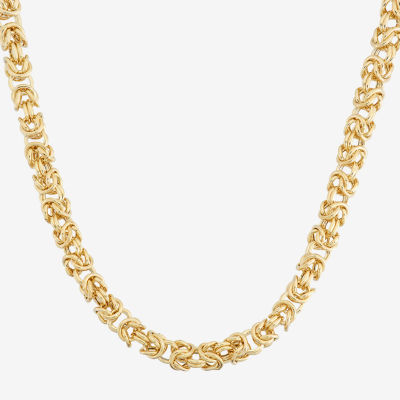 14K Gold 16 Inch Solid Byzantine Chain Necklace JCPenney