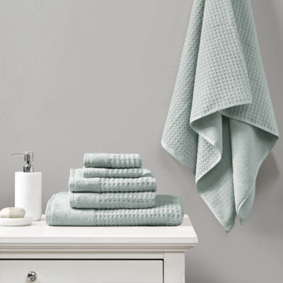 Madison Park Spa Waffle 6-pc. Quick Dry Bath Towel Set