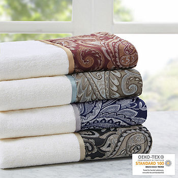 Madison Park 100% Organic Cotton 6-piece Bath Towel Set
