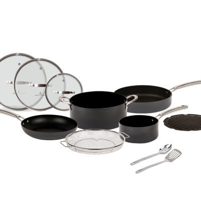 Emeril Lagasse Forever Pans Pro 10Pc. Cookware Set, Color Black JCPenney