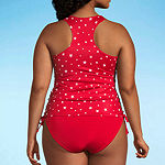 Outdoor Oasis Lined Star Tankini Swimsuit Top Plus