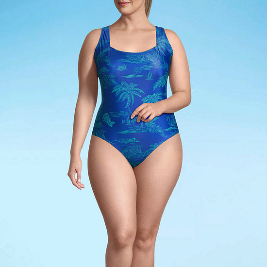 Outdoor Oasis Womens One Piece Swimsuit Plus