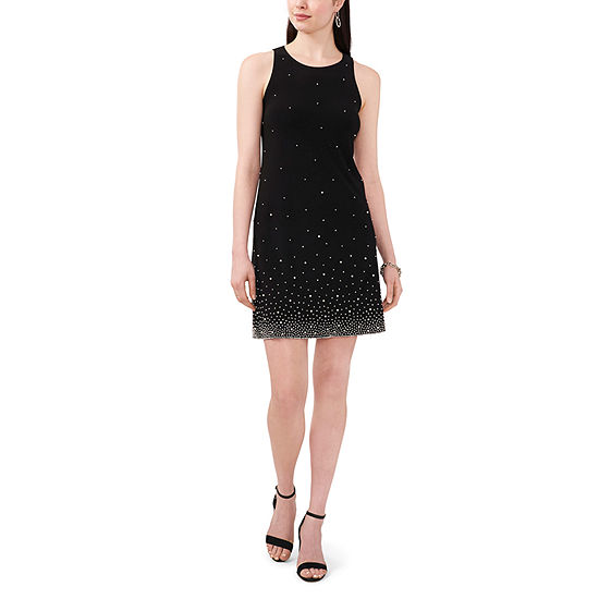 MSK Sleeveless Beaded A-Line Dress, Color: Black - JCPenney