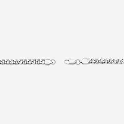 Mens Stainless Steel 7mm Curb Chain Necklace