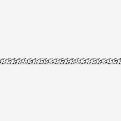 Mens Stainless Steel 7mm Curb Chain Necklace