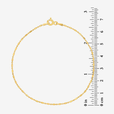 Children's 14K Yellow Gold Over Silver Rope Chain Bracelet - JCPenney