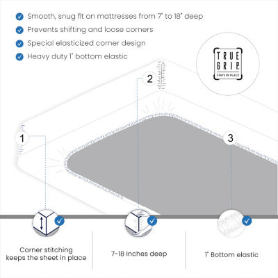 Color Sense Cotton Sateen 300tc Wrinkle Resistant Pillowcase