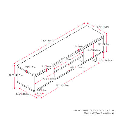 Fort Worth Modern TV Stand