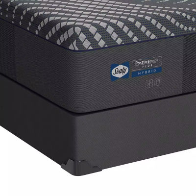 Sealy® Posturpedic Plus® Brenham Hybrid Firm - Mattress + Box Spring