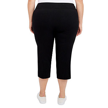 Hearts Of Palm Mid Rise Plus Capris - JCPenney