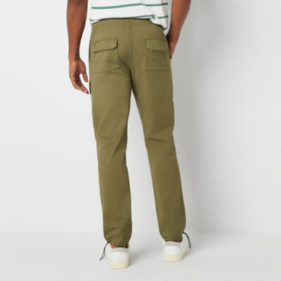 Arizona Mens Drawstring Waist Slim Fit Cargo Pant - JCPenney